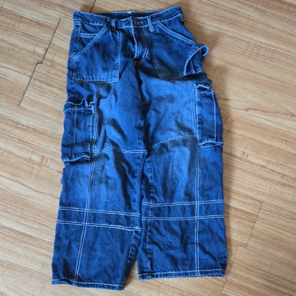 Hot topic Blue Cargo Pants